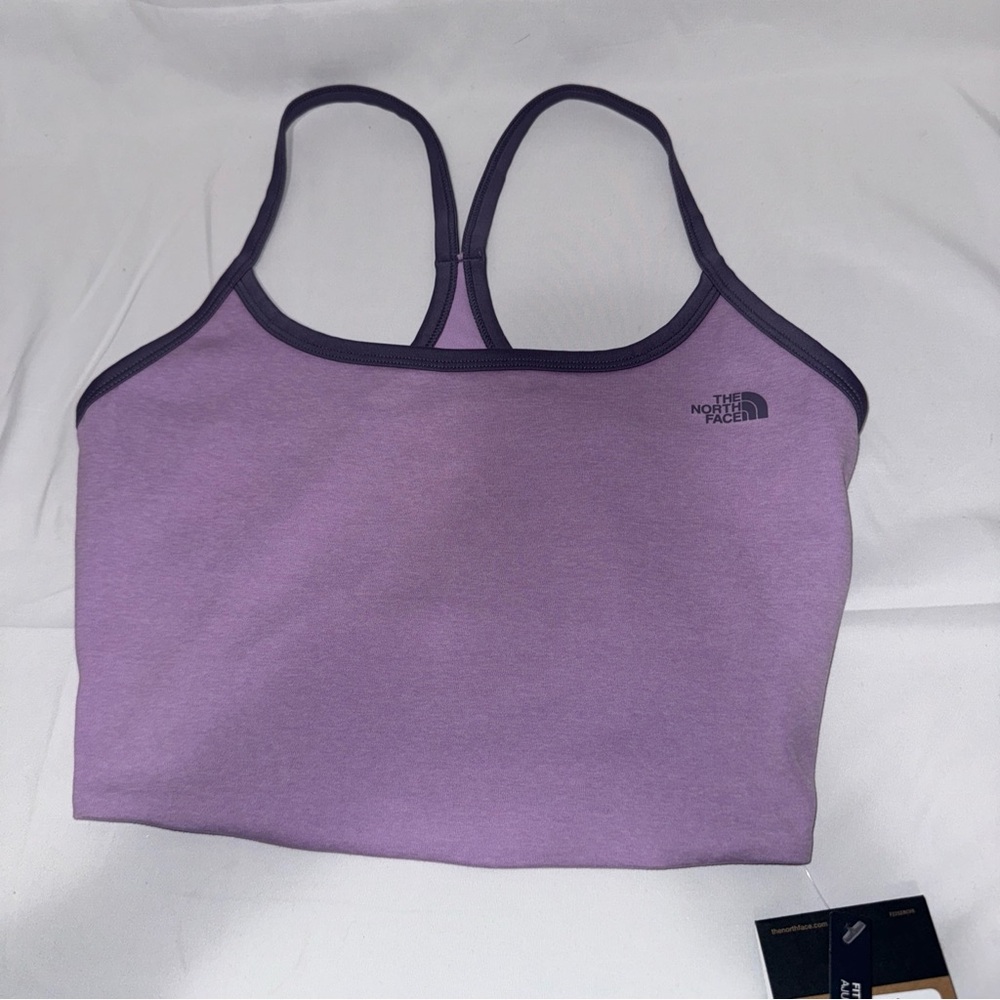 The North Face Dune Sky strappy tank top in lilac Purple Athletic Wear Small